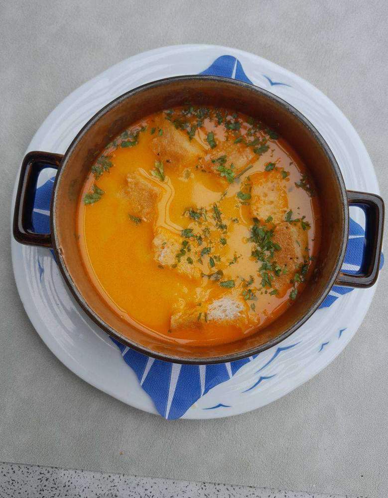 Bisque de truite maison