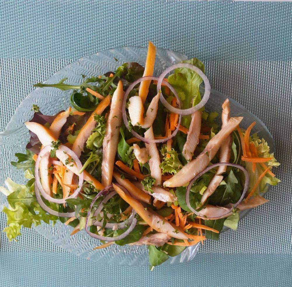 Salade au saumon
